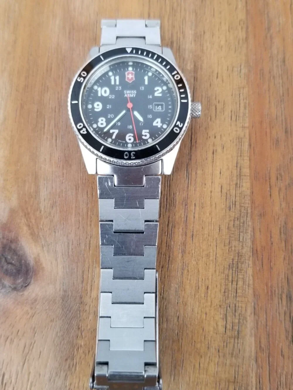 Victorinox Swiss Army Watch Lancer 100 Diver Water-Resistant Women's NEEDS BTRY